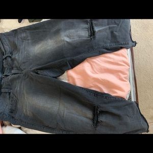 Torrid Black Capri Jeans